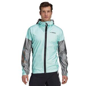 NEW $300 Adidas Terrex Agravic Pro Rain.Rdy Trail Running Jacket!  L Waterproof